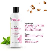 Load image into Gallery viewer, Mint Almond Oil for Healthy Hair and Scalp, 8 Ounces

