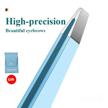 Load image into Gallery viewer, Stainless Steel Slanted Eyebrow Tweezers - 4Pcs
