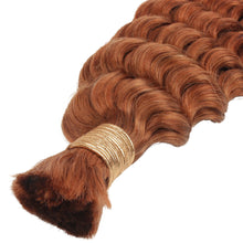 Load image into Gallery viewer, 100% Human Bulk Braiding Hair - Deep Wave, Color 350
