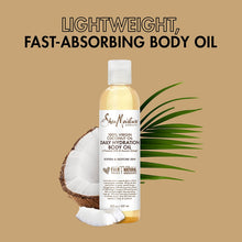 Load image into Gallery viewer, Sheamoisture Daily Hydration Body Oil Virgin Coconut Oil for Dry Skin Paraben Free 8 Oz

