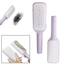 Load image into Gallery viewer, Automatic Cleaning Rotating Lifting Comb Self Cleaning Hairbrush Rotating Retractable anti Static Massage Comb Scalp Hair Comb
