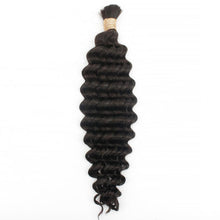 Load image into Gallery viewer, 100% Human  Bulk Braiding Hair - Deep Wave
