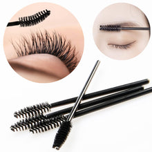 Load image into Gallery viewer, 100 Pcs Disposable Eyelash Spoolies Brush Mascara Applicator Lash Wand Lashes Brush Eyebrow Spooly for Extension
