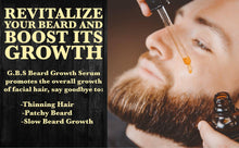 Load image into Gallery viewer, G.B.S Beard Natural Hair Growth Serum with Biotin 1 oz

