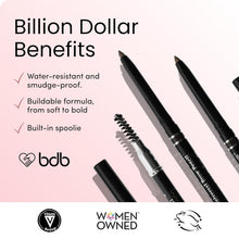 Load image into Gallery viewer, Universal Eyebrow Pencil – Dual-Ended Design with Precision Tip &amp; Spoolie, Matte Finish, Waterproof, Easy to Use, Vegan &amp; Cruelty-Free for Perfectly Defined Brows
