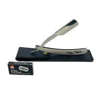 Load image into Gallery viewer, GENTS Shavette Razor Case w/ 10 Pk of blades
