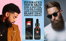 Load image into Gallery viewer, GBS BEARD OIL WITH JOJOBA + GRAPESEED OIL -  1oz
