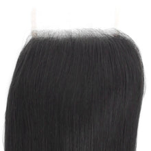 Load image into Gallery viewer, Brazilian Silky Straight 4x4 Transparent Lace Human Hair Closure

