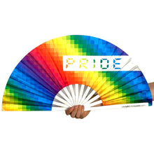 Load image into Gallery viewer, Pride Rainbow Hand Fan
