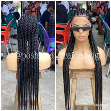 Load image into Gallery viewer, Glueless Feed-In Braid Cornrow Wig - Altou
