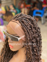 Load image into Gallery viewer, Glueless Full Lace Soft Faux Locs Wig - African Queen
