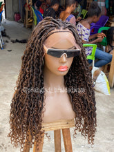 Load image into Gallery viewer, Glueless Full Lace Soft Faux Locs Wig - African Queen
