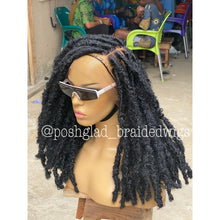 Load image into Gallery viewer, Glueless Distressed Faux Locs Wig - Angela
