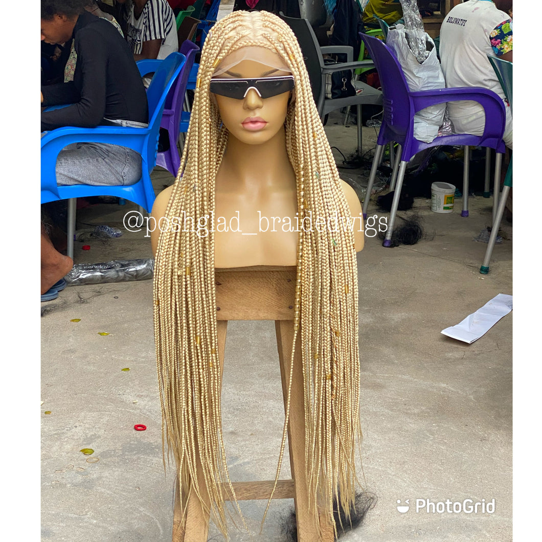 Glueless SHADE KNOTLESS Wig - Premium Blonde