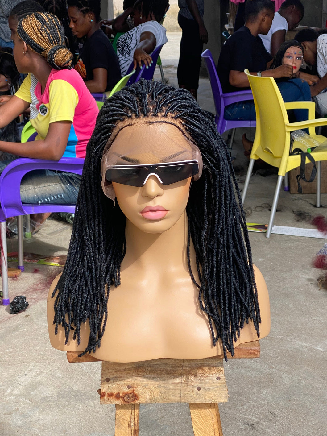 Glueless Faux Locs Wig - Karina