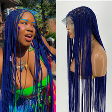 Load image into Gallery viewer, Glueless Shade Knotless Wig - PREMIUM BLUE
