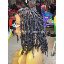 Load image into Gallery viewer, Glueless Short Butterfly Locs Wig - Rebecca
