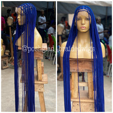 Load image into Gallery viewer, Glueless Shade Knotless Wig - PREMIUM BLUE
