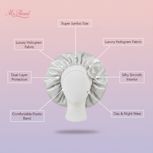 Load image into Gallery viewer, Ms. Remi Luminous Bonnet Super Jumbo, 1 Count, White
