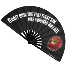 Load image into Gallery viewer, Jane Bell Very First Sin Hand Fan
