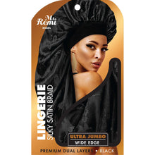 Load image into Gallery viewer, Ms. Remi Lingerie Silky Satin Braid Bonnet Ultra Jumbo, 1 Count, Assorted Colors
