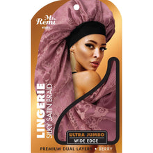 Load image into Gallery viewer, Ms. Remi Lingerie Silky Satin Braid Bonnet Ultra Jumbo, 1 Count, Assorted Colors
