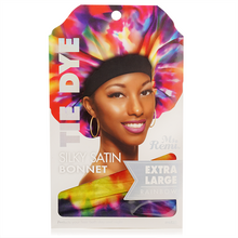 Load image into Gallery viewer, Ms. Remi Silky Satin Tie Dye Bonnet X-Large, 1 Count, Assorted Colors
