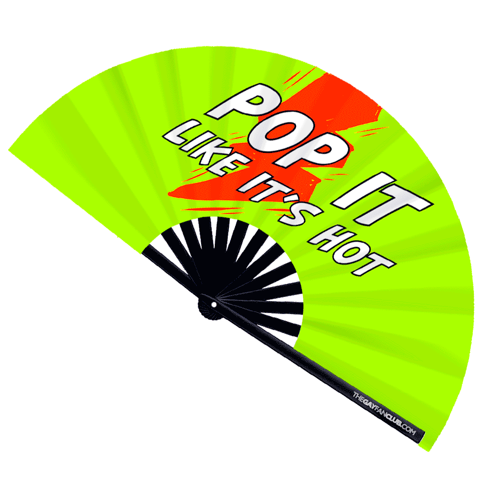 Poppers Hand Fan