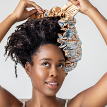 Load image into Gallery viewer, Reversible Satin Hair Bonnet
