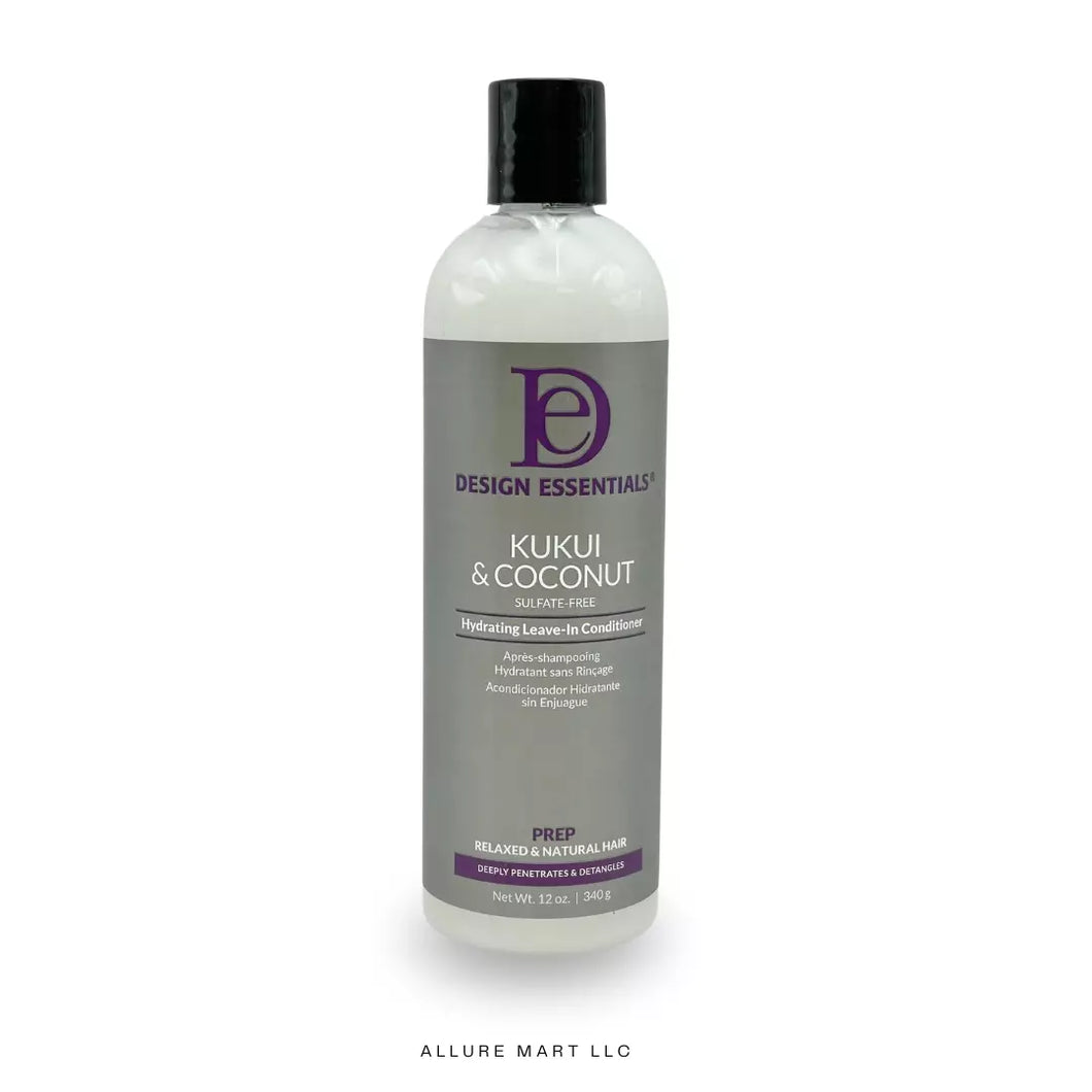 Design Essentials Kukui & Coconut Hydrating Leave-In Conditioner