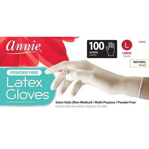 Annie Latex Powder-Free Gloves, 100 pc