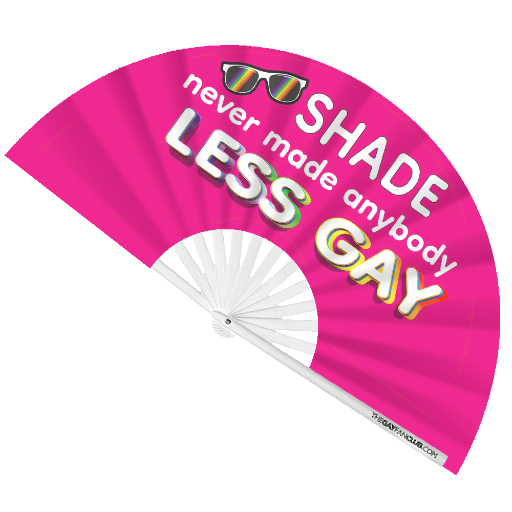 Shade Never Made Hand Fan