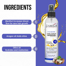 Load image into Gallery viewer, J.Amila Natural Cool Scalp Refresher Spray, 8 oz
