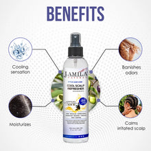 Load image into Gallery viewer, J.Amila Natural Cool Scalp Refresher Spray, 8 oz
