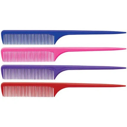 Rat Tail Comb Colored - Small (1 pc)