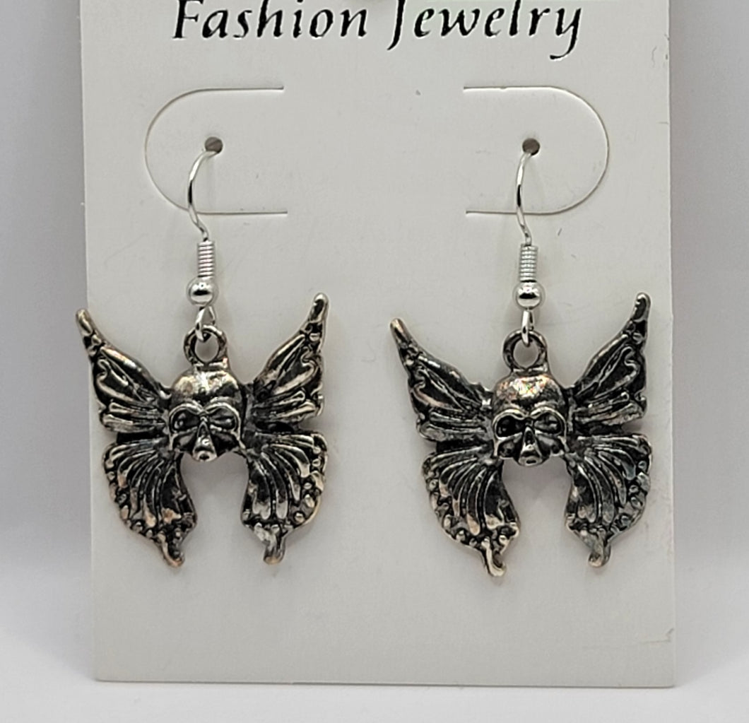 Fashion Jewelry-Skull Btrfly
