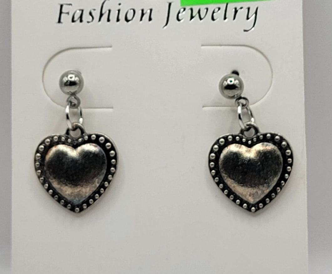 Fashion Jewelry - Silver Med Heart