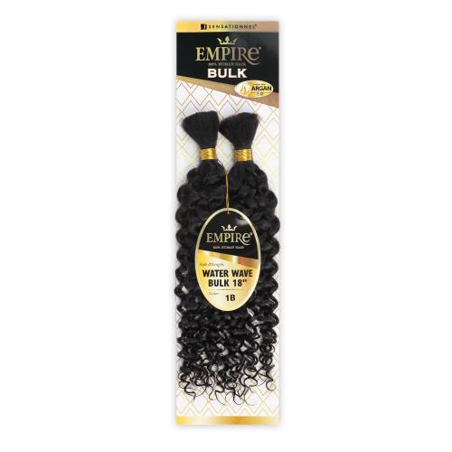 Empire Human Hair Bulk Braiding Hair - Water Wave 18in