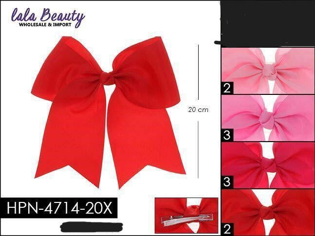 Large Hair Bow-Pink Mix