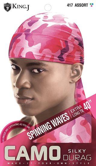 King. J Camo Silky Durag