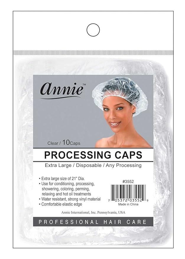 Annie Clear Processing Caps, 10pk