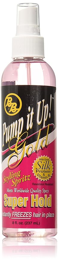 Bronner & Bros Pump It Up Gold Styling Spritz Super Hold