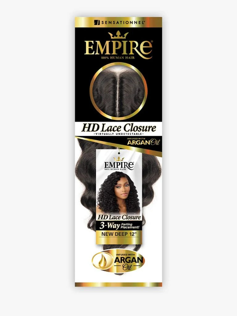 Sensationnel Empire Human Hair Closure, 12in