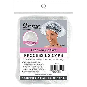 Annie Clear Processing Caps, 10pk