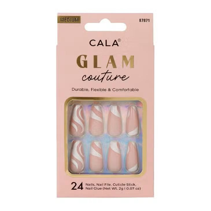 CALA Glam Couture Coffin Nail, Press-On