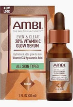 Load image into Gallery viewer, Ambi Even &amp; Clear 20% Vitamin C Glow Serum
