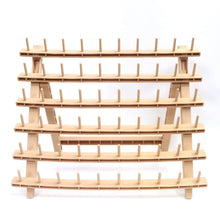Load image into Gallery viewer, VIP Extensions Wooden Braiding Hair Spool Rack Organizer - Choose Size
