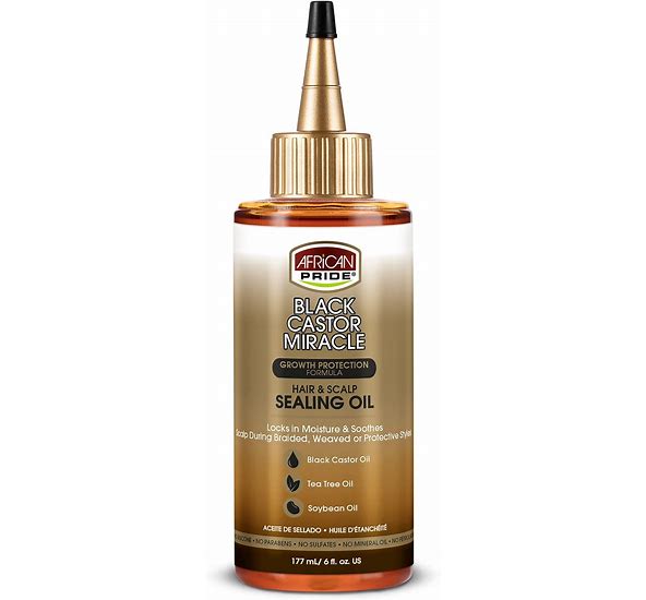 African Pride Black Castor Miracle Hair & Scalp Healing Oil