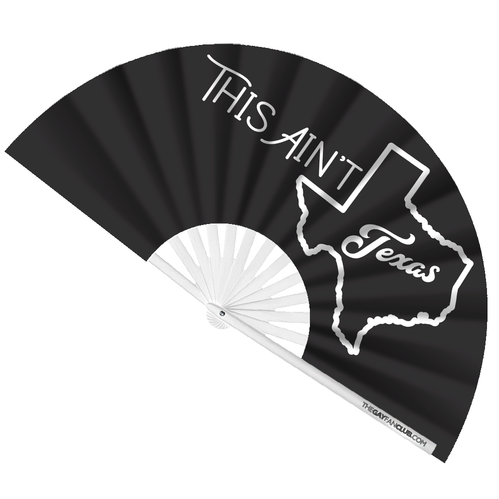This Ain’t Texas Hand Fan