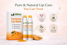 Load image into Gallery viewer, AMVital Turmeric Lip Balm 2-Pack
